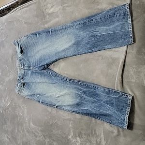 EXPRESS kingston classic fit straight leg jeans